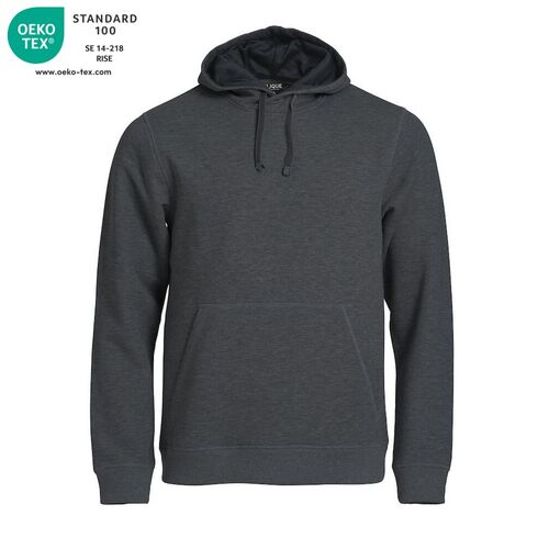 Sudadera con capucha Mod. CLASSIC HOODY Antracita jaspeado (955) Talla 3XL