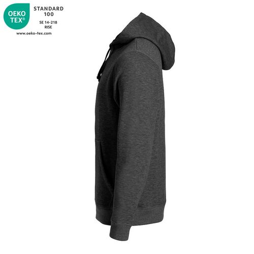 Sudadera con capucha Mod. CLASSIC HOODY Antracita jaspeado (955) Talla 3XL