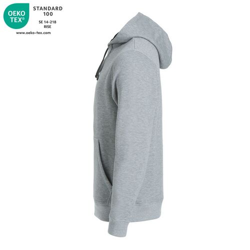 Sudadera con capucha Mod. CLASSIC HOODY Gris jaspeado (95) Talla XS