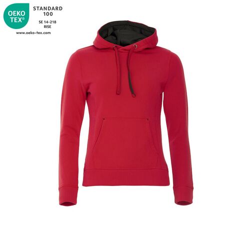 Sudadera con capucha Mod. CLASSIC HOODY LADIES Rojo (35) Talla XS