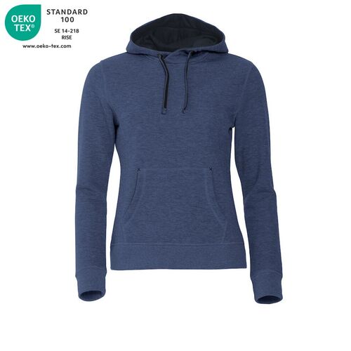 Sudadera con capucha Mod. CLASSIC HOODY LADIES Azul jaspeado (565) Talla XS