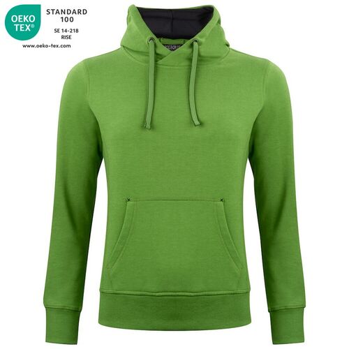 Sudadera con capucha Mod. CLASSIC HOODY LADIES Verde jaspeado (676) Talla XS