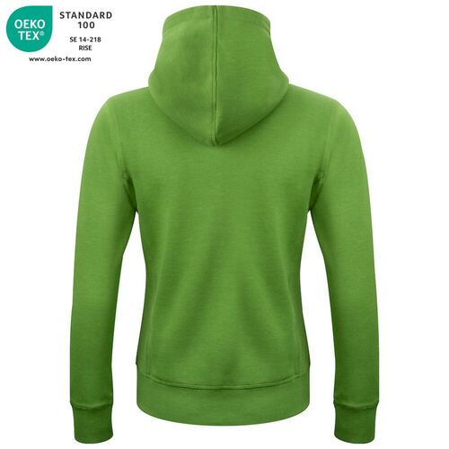 Sudadera con capucha Mod. CLASSIC HOODY LADIES Verde jaspeado (676) Talla XS