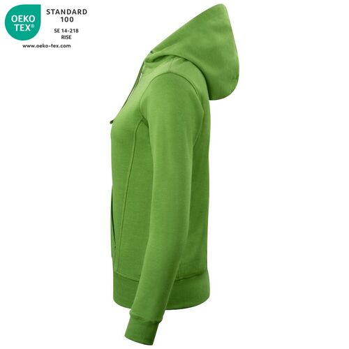 Sudadera con capucha Mod. CLASSIC HOODY LADIES Verde jaspeado (676) Talla XS