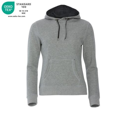 Sudadera con capucha Mod. CLASSIC HOODY LADIES Gris jaspeado (95) Talla XS