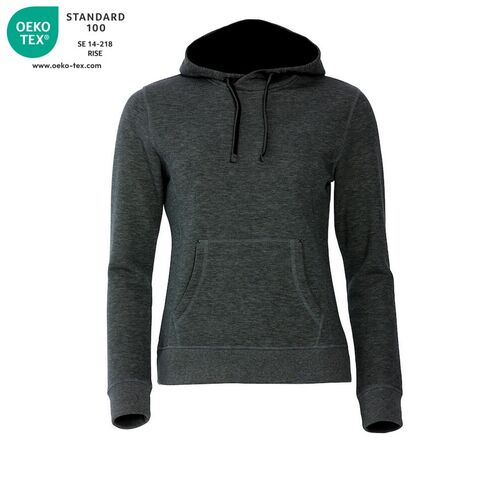 Sudadera con capucha Mod. CLASSIC HOODY LADIES Antracita jaspeado (955) Talla XS