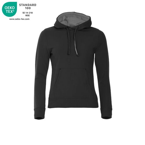 Sudadera con capucha Mod. CLASSIC HOODY LADIES Negro (99) Talla XS