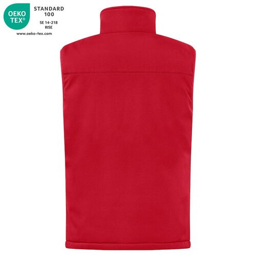 Chaleco softshell acolchado Mod. PADDED SOFTSHELL VEST Rojo (35) Talla XS