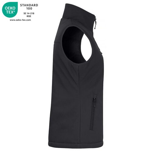 Chaleco softshell acolchado Mod. PADDED SOFTSHELL VEST LADY Negro (99) Talla S