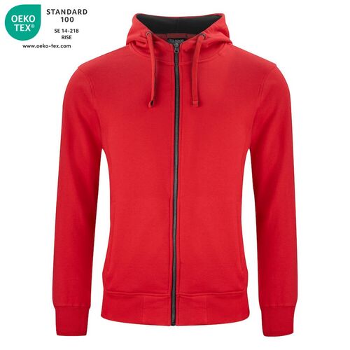 Sudadera  Mod. CLASSIC HODDY FULL ZIP Rojo (35) Talla XS