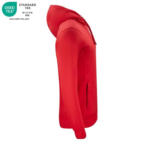 Sudadera  Mod. CLASSIC HODDY FULL ZIP Rojo (35) Talla XS