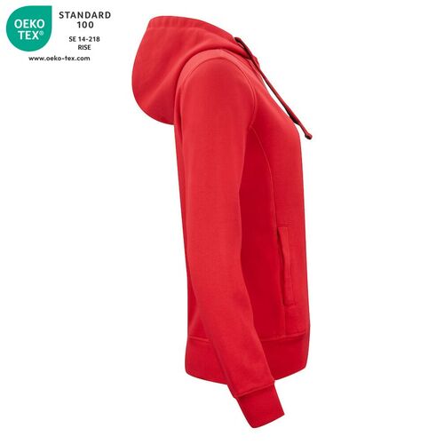 Sudadera Mod. CLASSIC HOODY FILL ZIP LADIES Rojo (35) Talla XXL