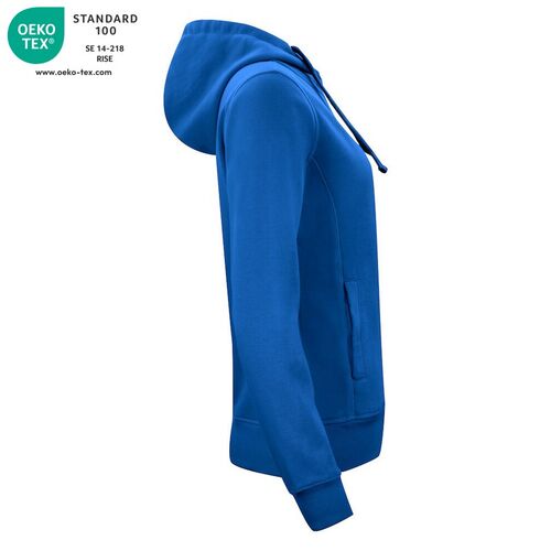 Sudadera Mod. CLASSIC HOODY FILL ZIP LADIES Azul real (55) Talla XS