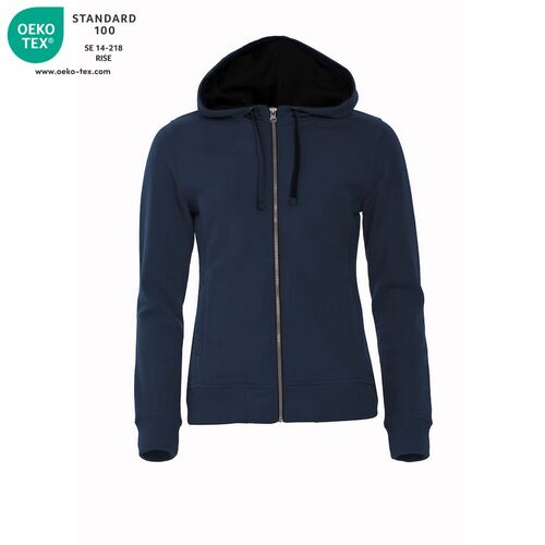 Sudadera Mod. CLASSIC HOODY FILL ZIP LADIES Azul oscuro (580) Talla M