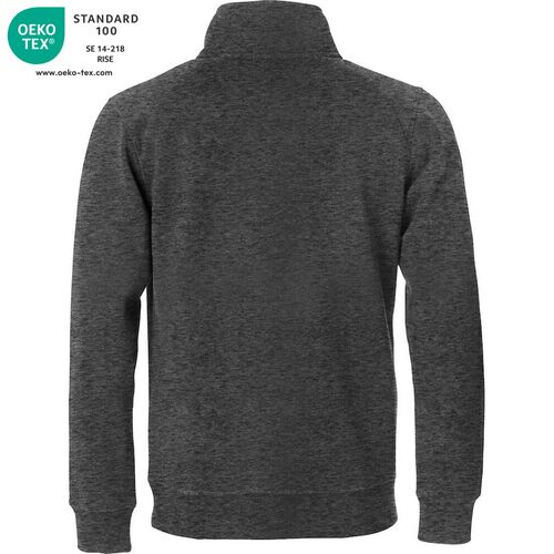 Sudadera de media cremallera Mod. HALF ZIP Antracita jaspeado (955) Talla M