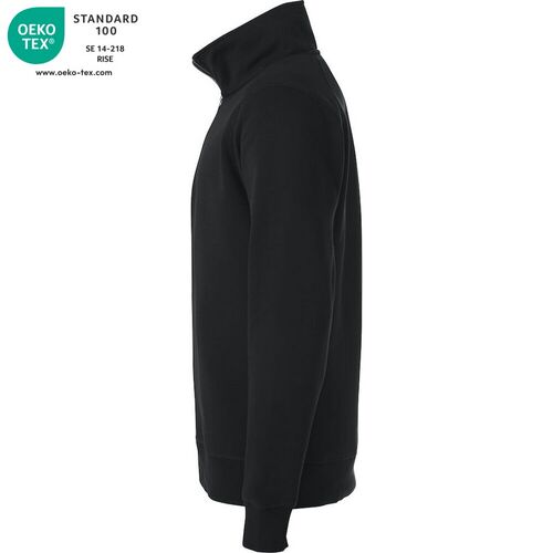 Sudadera de media cremallera Mod. HALF ZIP Negro (99) Talla 3XL