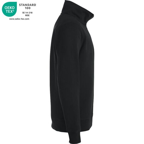 Sudadera de media cremallera Mod. HALF ZIP Negro (99) Talla 3XL