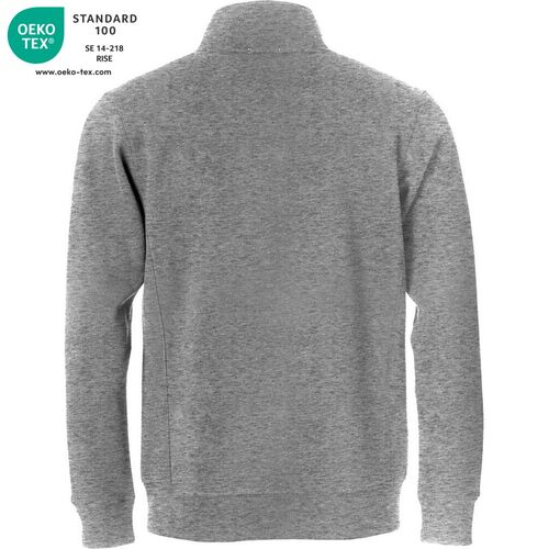 Sudadera con cremallera Mod. CLASIC CARDINGAN Gris jaspeado (95) Talla XL
