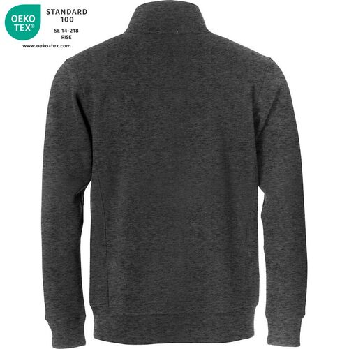 Sudadera con cremallera Mod. CLASIC CARDINGAN Antracita jaspeado (955) Talla 3XL