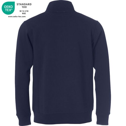 Sudadera tipo cardigan con cremallera Mod. CLASSIC CARDINGAN Azul oscuro (580) Talla L