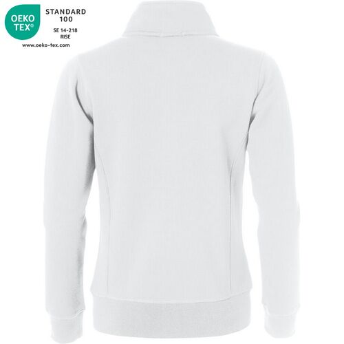 Sudadera con cremallera de seora Mod. CLASSIC CARDIGAN LADIES Blanco (00) Talla XS