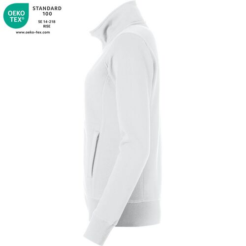 Sudadera con cremallera de seora Mod. CLASSIC CARDIGAN LADIES Blanco (00) Talla XS