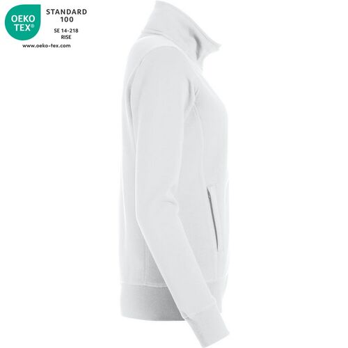 Sudadera con cremallera de seora Mod. CLASSIC CARDIGAN LADIES Blanco (00) Talla XS