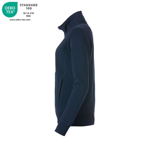 Sudadera con cremallera de señora Mod. CLASSIC CARDIGAN LADIES Azul oscuro (580) Talla XXL