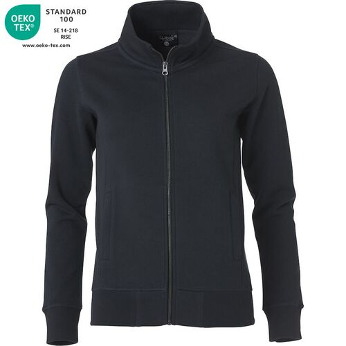 Sudadera con cremallera de seora Mod. CLASSIC CARDIGAN LADIES Negro (99) Talla M