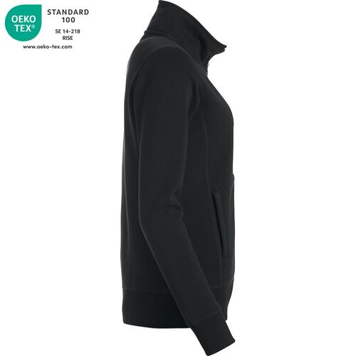 Sudadera con cremallera de señora Mod. CLASSIC CARDIGAN LADIES Negro (99) Talla M