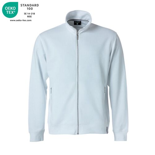 Sudadera con cremallera Mod. CLASSIC FT JACKET Blanco (00) Talla XS