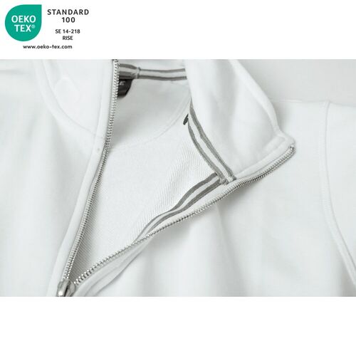 Sudadera con cremallera Mod. CLASSIC FT JACKET Blanco (00) Talla XS