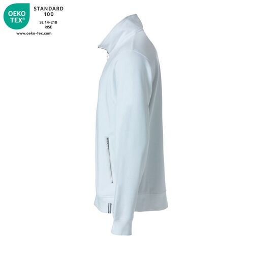 Sudadera con cremallera Mod. CLASSIC FT JACKET Blanco (00) Talla XS