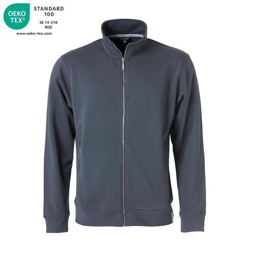 Sudadera con cremallera Mod. CLASSIC FT JACKET Gris (90) Talla XS