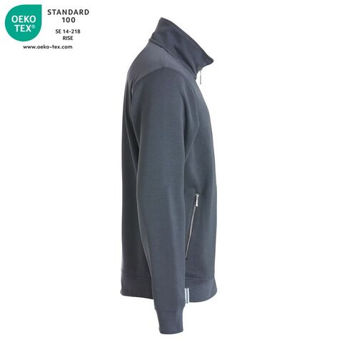 Sudadera con cremallera Mod. CLASSIC FT JACKET Gris (90) Talla XS