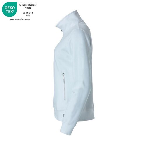 Sudadera con cremallera de seora Mod. CLASSIC FT JACKET LADIES Blanco (00) Talla M