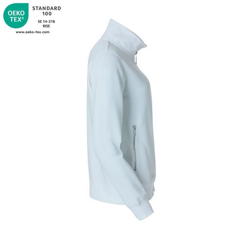 Sudadera con cremallera de seora Mod. CLASSIC FT JACKET LADIES Blanco (00) Talla M