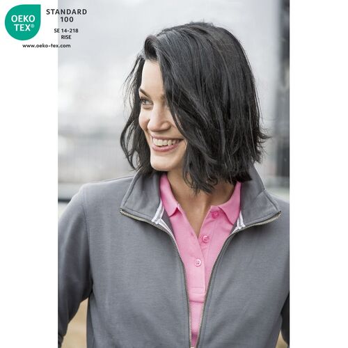 Sudadera de seora Mod. CLASSIC FT JACKET LAD Gris (90) Talla XS