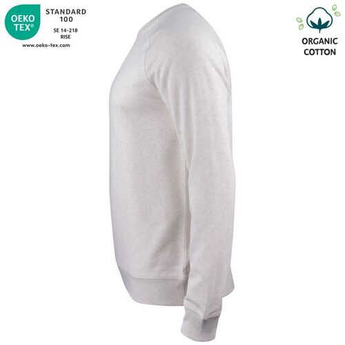 Sudadera Mod. ORGANIC COTTON ROUNDNECK (925) Nature Melange Talla XS