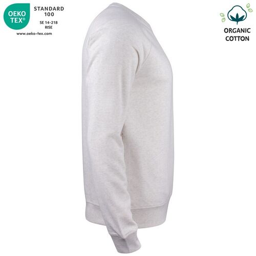 Sudadera Mod. ORGANIC COTTON ROUNDNECK (925) Nature Melange Talla XS