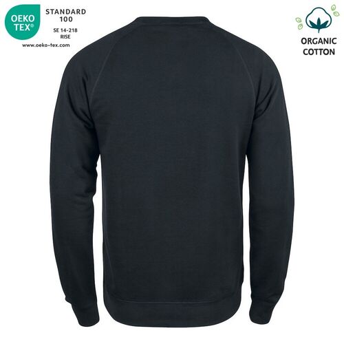 Sudadera Mod. ORGANIC COTTON ROUNDNECK Negro (99) Talla XS