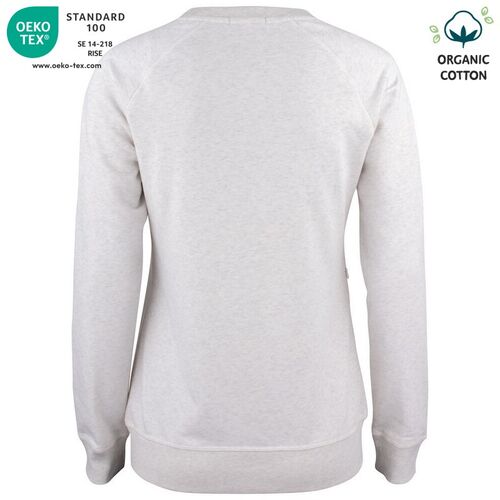 Sudadera Mod. ORGANIC COTTON ROUNDNECK LADIES (925) Nature Melange Talla M