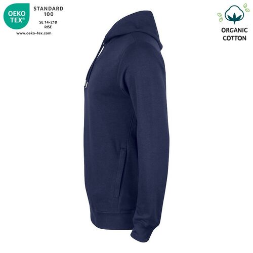 Sudadera Mod. ORGANIC COTTON HOODY Azul oscuro (580) Talla XS