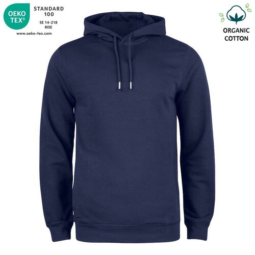 Sudadera Mod. ORGANIC COTTON HOODY Azul oscuro (580) Talla XS