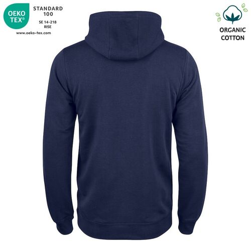Sudadera Mod. ORGANIC COTTON HOODY Azul oscuro (580) Talla XS