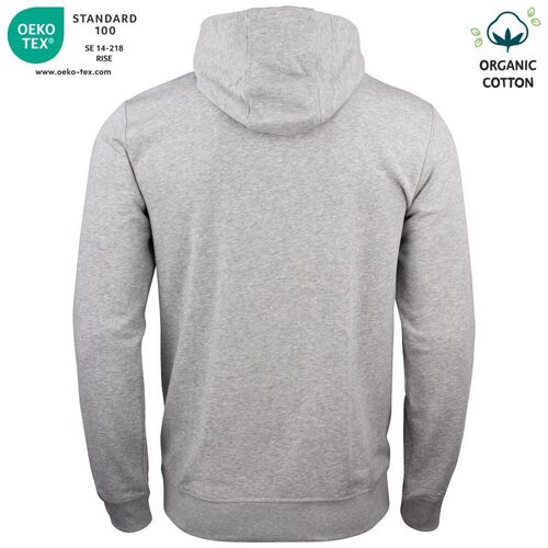 Sudadera Mod. ORGANIC COTTON HOODY Gris jaspeado (95) Talla M
