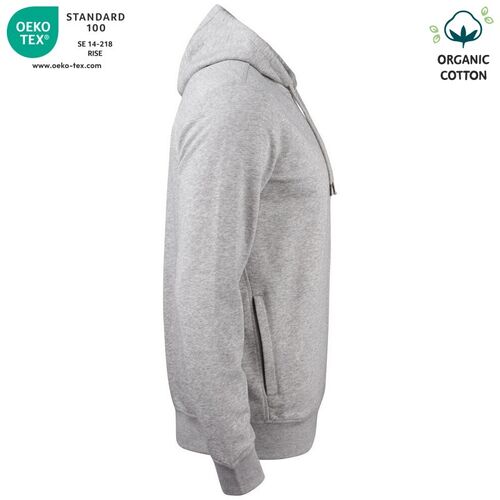 Sudadera Mod. ORGANIC COTTON HOODY Gris jaspeado (95) Talla M