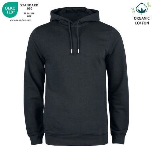 Sudadera Mod. ORGANIC COTTON HOODY Negro (99) Talla L