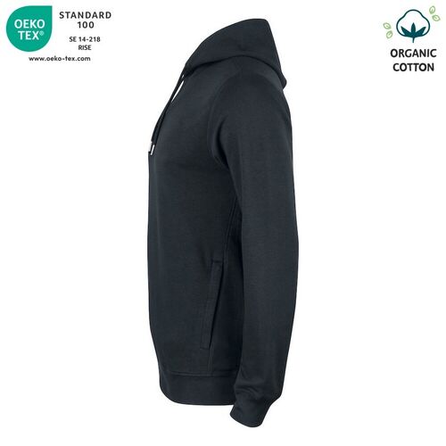 Sudadera Mod. ORGANIC COTTON HOODY Negro (99) Talla L