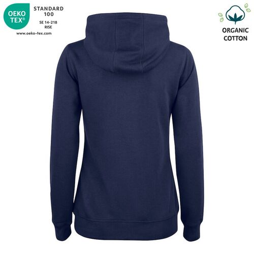 Sudadera Mod. ORGANIC COTTON HOODY LADIES Azul oscuro (580) Talla XS